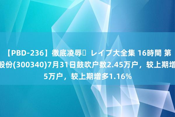 【PBD-236】徹底凌辱・レイプ大全集 16時間 第2集 科恒股份(300340)7月31日鼓吹户数2.45万户，较上期增多1.16%