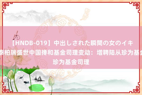 【HNDB-019】中出しされた瞬間の女のイキ顔 华泰柏瑞盛世中国搀和基金司理变动：增聘陆从珍为基金司理