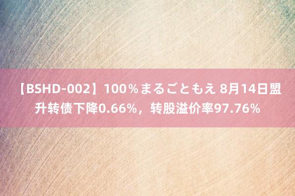 【BSHD-002】100％まるごともえ 8月14日盟升转债下降0.66%，转股溢价率97.76%