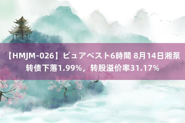 【HMJM-026】ピュアベスト6時間 8月14日湘泵转债下落1.99%，转股溢价率31.17%