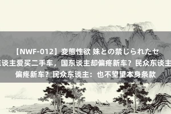 【NWF-012】変態性欲 妹との禁じられたセックス。 好意思国东谈主爱买二手车，国东谈主却偏疼新车？民众东谈主：也不望望本身条款